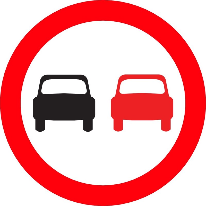 Dépassement interdit