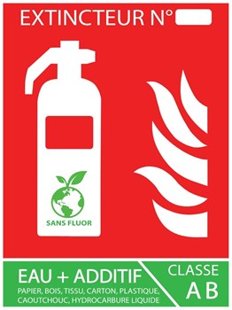 Extincteur type AB sans fluor