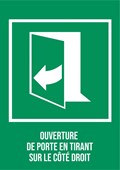 Ouverture tirer du côté droit
