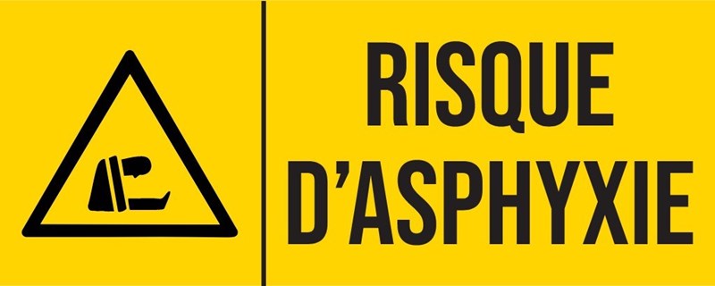 Risque d'asphyxie - Pictogramme