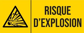 Risque d'explosion - Pictogramme