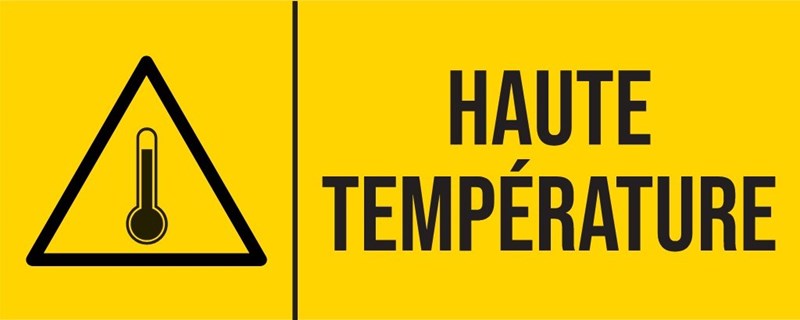 Haute température - Pictogramme