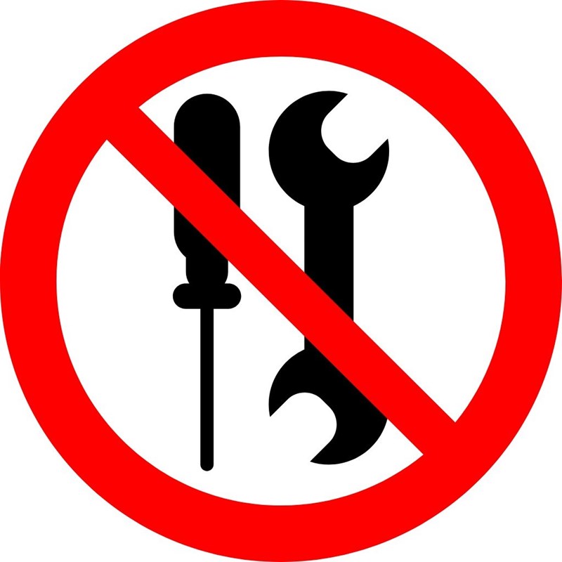 Interdit aux outils