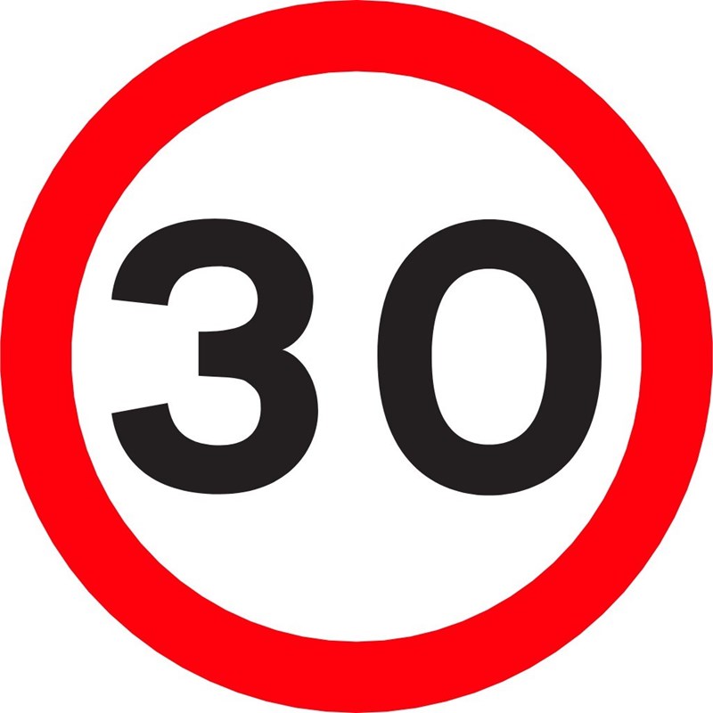 Vitesse limitée a 30Kmh