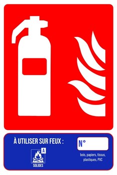 Extincteur type A