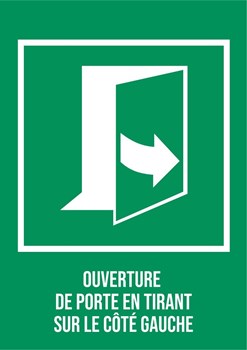 Ouverture tirer du côté gauche