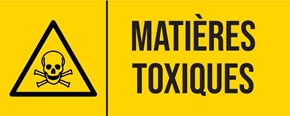 Matières toxiques - Pictogramme