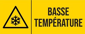 Basse température - Pictogramme