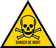Danger de mort - Pictogramme