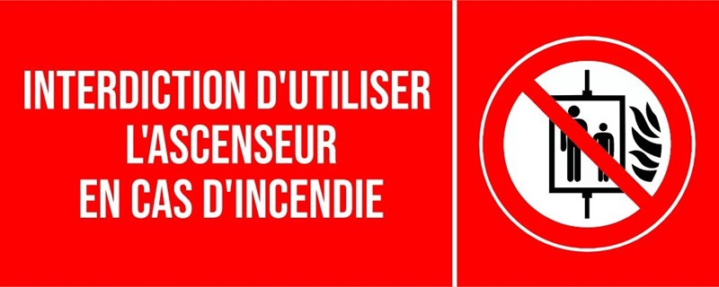 Do not use the lift in the event of a fire