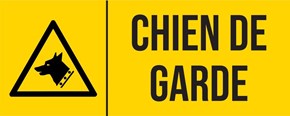 Chien de garde - Pictogramme
