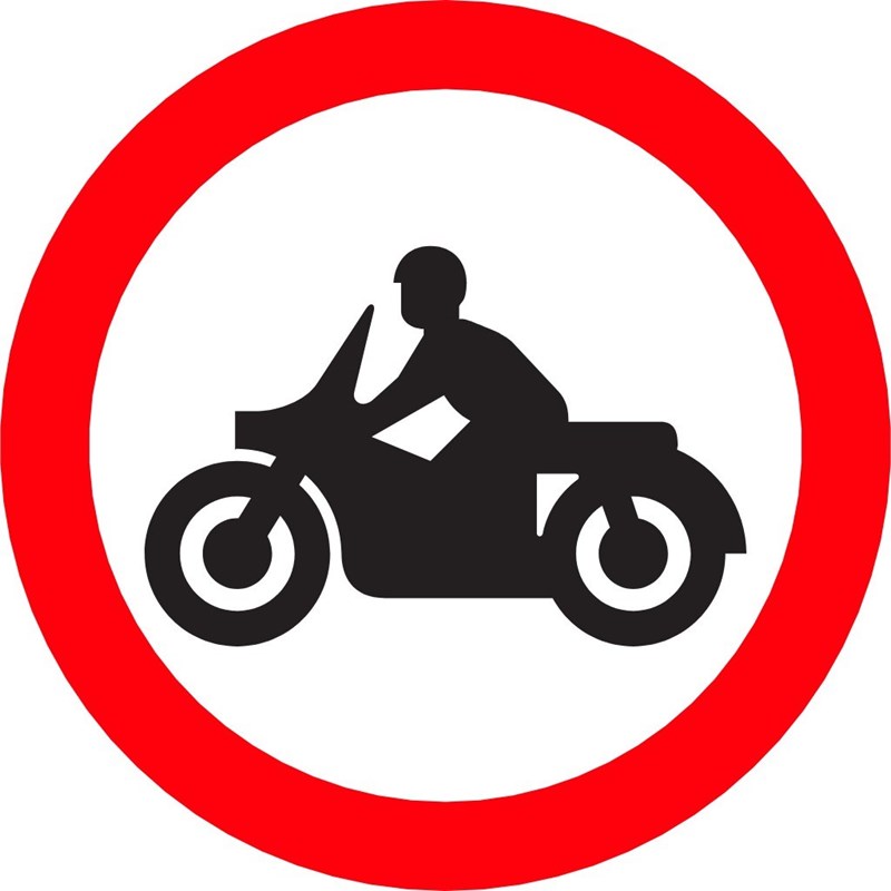 Accès interdit aux deux roues