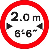 Largeur limitée a 2 m
