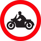 Accès interdit aux deux roues