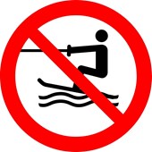 Activités nautiques interdites