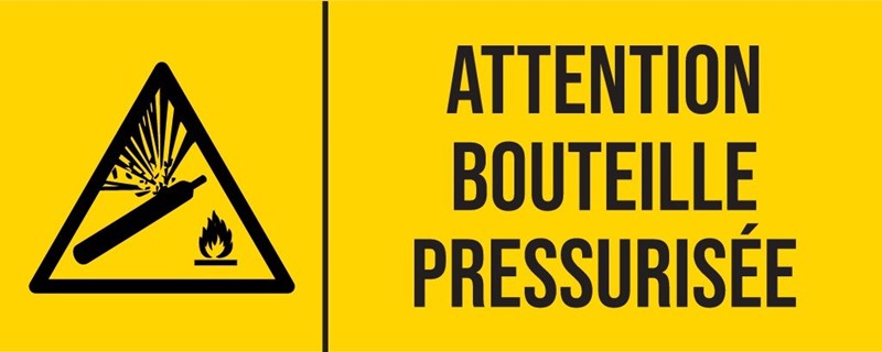 Bouteille pressurisée - Pictogramme