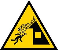 Chute de neige de toit