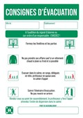 Consigne d'évacuation scolaire
