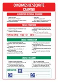 Consignes camping