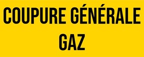 Coupure générale gaz