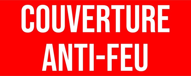 Couverture anti-feu