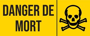 Danger de mort - Pictogramme