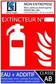 Extincteur type AB personnalisable