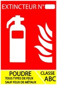 Extincteur type ABC