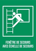 Fenêtre avec échelle