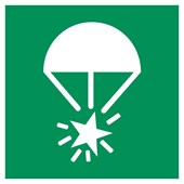 Fusée éclairante avec parachute