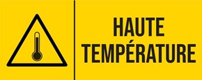 Haute température - Pictogramme