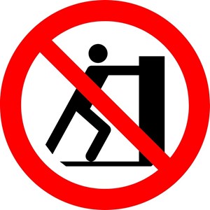 Interdiction de pousser