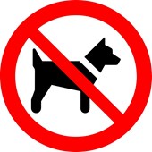 Interdit aux animaux domestiques