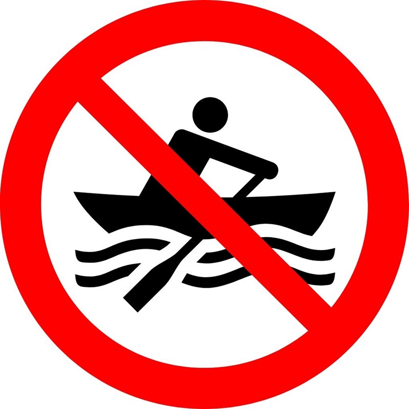 Interdit aux embarquations