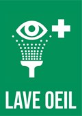 Lave oeil - Pictogramme