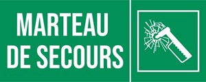Marteau de secours - Pictogramme