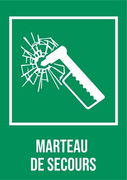 Marteau de secours - Pictogramme