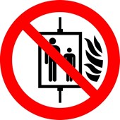 Ne pas utilisez l'ascenseur en cas d'incendie