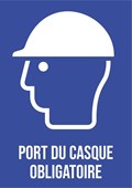 Port du casque obligatoire - Pictogramme