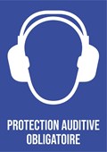 Protection auditive obligatoire - Pictogramme