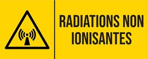 Radiations non ionisantes - Pictogramme