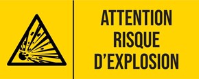 Risque d'explosion - Pictogramme