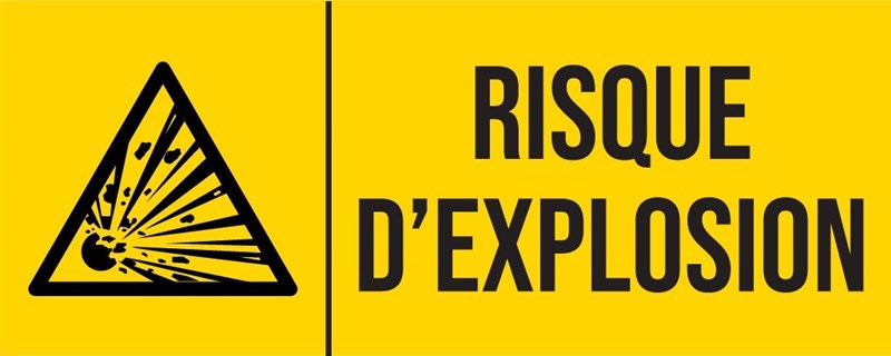 Risque d'explosion - Pictogramme