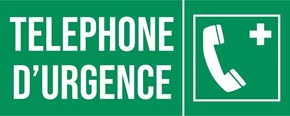 Téléphone d'urgence - Pictogramme