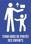 Tenir hors de portée des enfants - Pictogramme