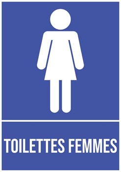 Toilettes femmes - Pictogramme