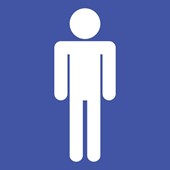 Toilettes hommes - Pictogramme