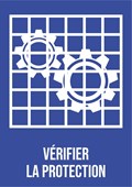 Vérifier la protection - Pictogramme