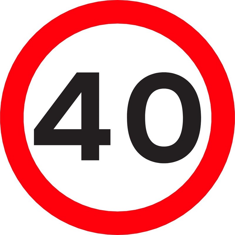 Vitesse limitée a 40Kmh