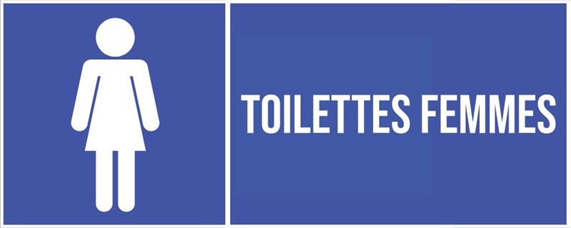 Női WC – Piktogram